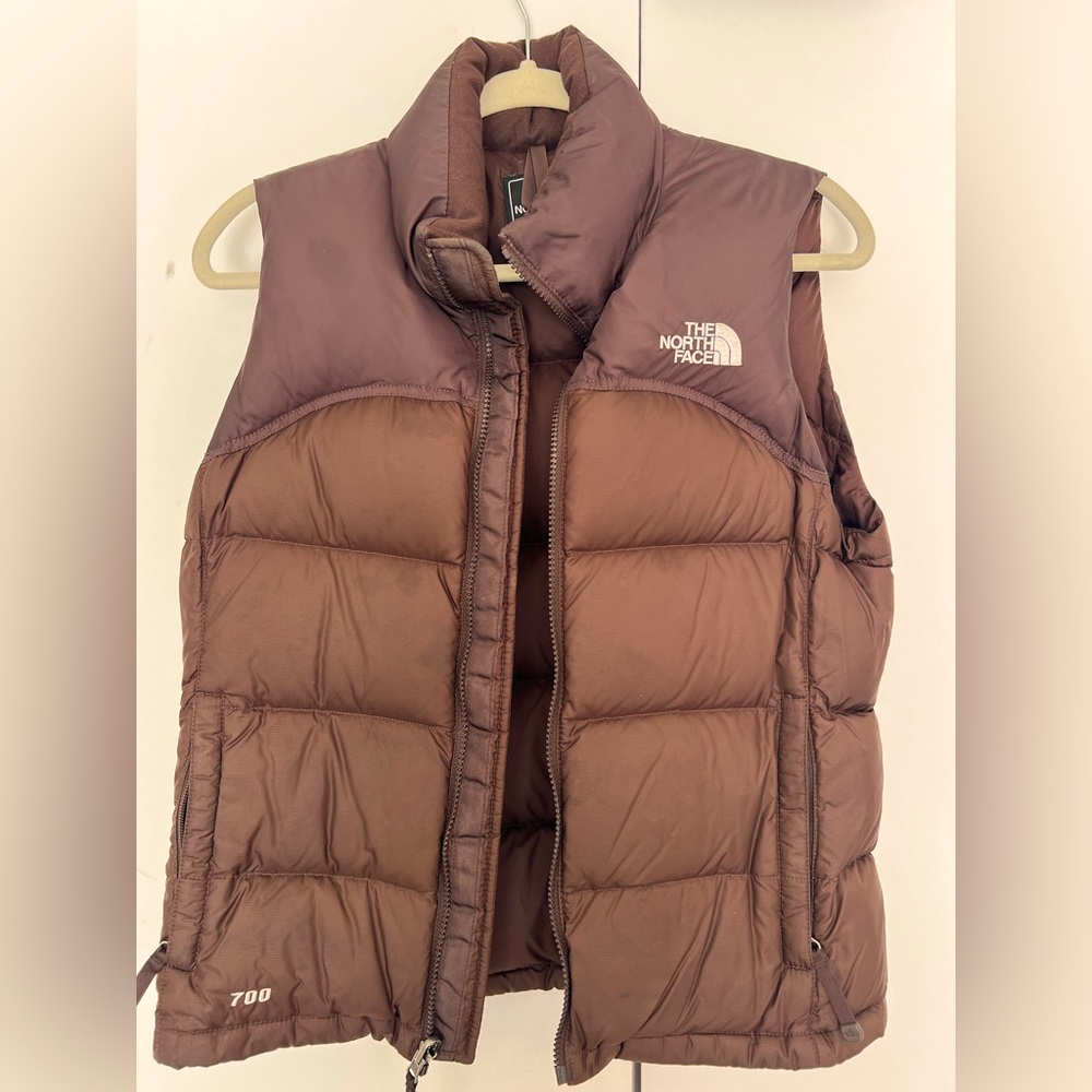 The North Face Black Nuptse 700 Puffer Goose Down Quilted Vest